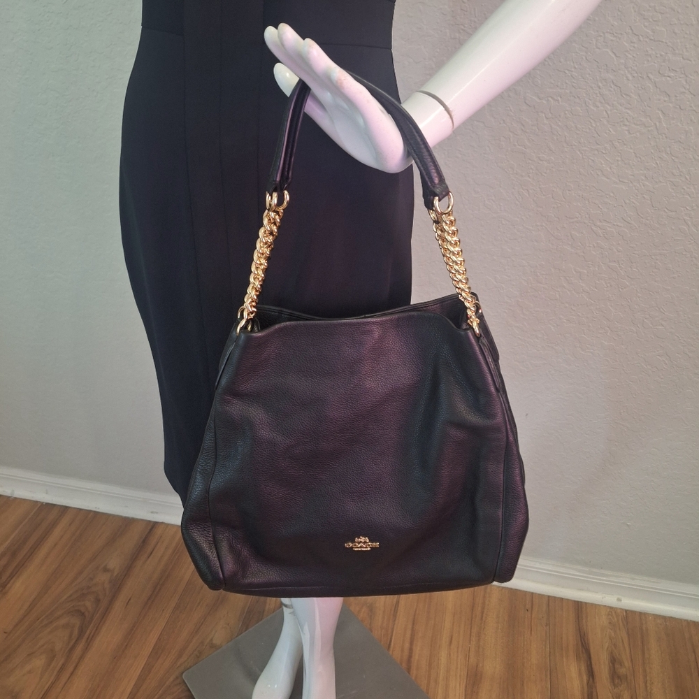 Coach New York Soft Pebbled Leather Bag